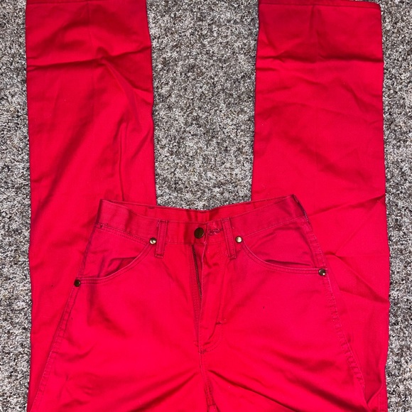 Vintage RED wranglers - Picture 2 of 3